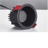 HC03, LED 15W, CCT, TUYA Podhledové svítidlo, hliník, rámeček bílá, komínek bílá, LED 15W, 1800lm, TUYA Zigbee, stmívatelné, nast teplota CCT teplá 3000K - denní 6000K, Honeycomb UGR<19, Ra80, 230V, IP20, d=105mm, h=77mm náhled 3