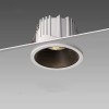 HC03, LED 15W, CCT, TUYA Podhledové svítidlo, hliník, rámeček bílá, komínek bílá, LED 15W, 1800lm, TUYA Zigbee, stmívatelné, nast teplota CCT teplá 3000K - denní 6000K, Honeycomb UGR<19, Ra80, 230V, IP20, d=105mm, h=77mm náhled 5