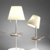 MELAMPO TAVOLLO Stolní lampa, těleso hliník, povrch bronzová, klobouk náklopný, materiál textil povrch bronzová, pro žárovku 2x75W, E27, 230V, IP20, h=580mm, klobouk d=350mm náhled 3