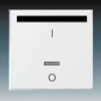  Kryt stmívače bílý tlačítkového ovladače s IR přijímačem se symbolem I/O.