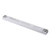 LED zdroj 24V 60W/75W Napájecí zdroj LED, napěťový, materiál polykarbonát, povrch bílá, vstup 230V, výstup: 24V, 60W, 75W, IP20, tř.2, rozměry 17x30x305mm
