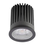 DRASEL LED 9W Světelný zdroj, materiál hliník, povrch bílá, nebo černá, modul LED 1x9W, 830lm/teplá 2700K, nebo 860lm/teplá 3000K, nebo 920lm/neutrální 4000K, 230V, IP20, tř.2, rozměry d=50mm, h=60mm, vč trafa na kabelu