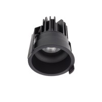 BELORS LED 11W 500MA Stropní, podhledové, bodové, komínkové svítidlo, materiál hliník, povrch bílá/zlatá/černá, krycí sklo čiré, LED 11W, teplá 3000K/neutrální 4000K, 500mA, vyzař. úhel 50°, IP20, Ra80/Ra90, tř.3, d=82mm, h=75mm, trafo samostatně