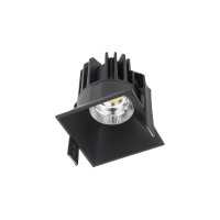 VIANUS LED 9W 500MA Stropní, podhledové, bodové, komínkové svítidlo, materiál hliník, povrch bílá/zlatá/černá, krycí sklo čiré, LED 9W, teplá 3000K/neutrální 4000K, 500mA, vyzař. úhel 36°, IP20, Ra80/Ra90, tř.3, 56x56x68mm, trafo samostatně