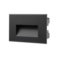MINERLA WL 3W IP65 Vestavené venkovní svítidlo do stěny, těleso hliník, povrch bílá/černá, LED 3W, teplá 3000K/190lm nebo neutrální 4000K/210lm, Ra80, 230V, IP65, tř.1, rozměry 120x80x50mm, svítí dolů