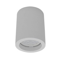 BOLETO GU10 1X35W VÁLEC STROPNÍ Stropní, přisazené, bodové svítidlo, materiál sádra, povrch bílá, pro žárovku 1x35W, GU10, 230V, IP20, tř.1, rozměry d=70mm, výška dle typu