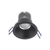 LIPONDA 1X50W GU10 KRUH Stropní, podhledové, bodové, komínkové kruhové svítidlo, materiál hliník, povrch bílá/černá, pro žárovku 1x50W, GU10, ES50, 230V, IP20, tř.1, rozměry d=82mm, h=35mm