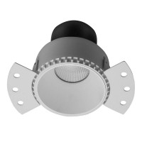 BLANDA 1X35W GU10 KRUHOVÉ Stropní, podhledové, bodové, komínkové, bezrámečkové svítidlo, těleso kov, povrch vnější bílá, vnitřní bílá/černá/zlatá, pro žárovku 1x35W, GU10, ES50, 230V, IP40, tř.1, rozměry d=84mm, h=52mm