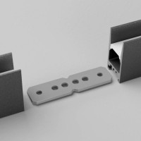 ANEX přímá spojka I Přímá spojka profilu, materiál kov, povrch pozinkovaný.