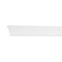 DEVONO DIFUZOR NA KLIP Difuzor k profilu pro LED pásky na klip, materiál polykarbonát PC, povrch opál, rozměry 28,6x5,3x2000mm