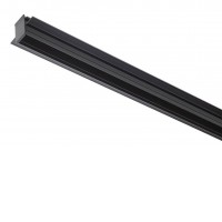 LINCE RR 48V, 15mm Stropní, vestavná napájecí lišta kolejnicového systému osvětlení, materiál hliník, povrch černá, 48V, max zátěž 350W, IP20, rozměry 2500x33x48mm, šířka slotu pro svítidla 15mm