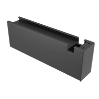 LINCE PC 48V, 15mm Napájecí koncovka kolejnicového systému osvětlení, materiál plast, povrch černá, 48V, max zátěž 350W, IP20, tř.3, rozměry 100x19x33mm