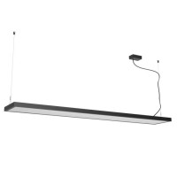 SIERO HL LED 60W, UGR<16 Závěsné svítidlo, hliník, černá/bílá, dif plast opál, LED 60W, teplá 3000K/7800lm, neutr 4000K/8125lm, stmív DALI, vyzař úhel 115°/80°, UGR<16, Ra90, 230V, IP40, 240x33x1500mm, vč závěs lanka l=1500mm, lze zkr, svítí nahoru/dolů
