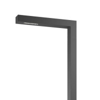 SABO 40W Veřejné osvětlení, stožár, základna hliník, povrch šedá, difuzor plast čirý, LED 40W, teplá 3000K/6020lm nebo neutrální 4000K/6240lm, Ra80, 230V, IP65, tř.1, rozměry 150x950mm, h=4000mm.