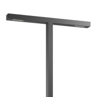 SABO 2x40W Veřejné osvětlení, stožár, základna hliník, povrch šedá, difuzor plast čirý, LED 2x40W, teplá 3000K/2x6020lm nebo neutrální 4000K/2x6240lm, Ra80, 230V, IP65, tř.1, rozměry 150x1800mm, h=4000mm.