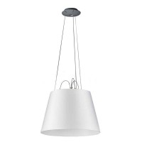 TOLOMEO MEGA SOSPENZ Těleso stropního závěsného svítidla šedá, nebo černá, pro žárovku 1x150W, E27, 230V, IP20, délka závěsu l=1600mm, lze zkrátit, POUZE závěs bez stínítka