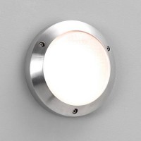 CALIFOR 40W G9 Stropní venkovní svítidlo, základna hliník, povrch leštěný, difuzor sklo opál, pro žárovku 40W, G9, 230V, IP65, tř.1, rozměry d=170mm, h=60mm