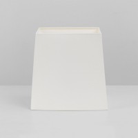 PLOWIT STÍNÍTKO ČTEREC Stínítko pro nástěnnou/stolní/stojací lampu, tvar čtverec, materiál textil, povrch vnější bílá, černá, ústříce, tmel, vnitřní bílá, E27/ES, rozměry dle typu, vč. redukčního kroužku E14, POUZE STÍNÍTKO BEZ ZÁKLADNY
