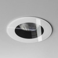 ALIET LED BODOVÉ VESTAVNÉ Vestavné stropní bodové svítidlo, materiál kov, povrch bílá, černá, kryt sklo čiré, LED 6W, teplá 2700K-3000K, 614lm, Ra80, 350mA, IP65, tř.3, rozměry dle typu, BEZ trafa