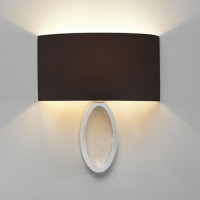 GLAUCA 60W E27 ZÁKLADNA Nástěnné svítidlo, materiál kov, povrch chrom lesk, nikl mat, bronzová, zlatá mat, dekorace oválního prstenu, pro žárovku 60W, E27, 230V, IP20, tř.3, rozměry d=130mm, h=350mm, STÍNÍTKO SAMOSTATNĚ