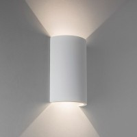 KERTOLA Nástěnné svítidlo, těleso sádra, povrch bílá, LED 2x3W, teplá 3000K, 286lm, Ra80, 230V, IP20, tř.1, 170x110x55mm, svítí nahoru/dolů