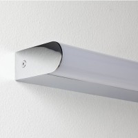 GAITIT LED Nástěnné svítidlo, základna kov, povrch chrom lesk, difuzor polykarbonát opál, LED 7,9W/12,2W/14,4W, teplá 3000K, Ra80, 230V, do koupelny IP44, tř.2, rozměry dle typu, vč, trafa