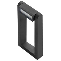 LOWESTOF A/B Sloupkové venkovní svítidlo, nastavitelný směr svícení, materiál hliník, povrch šedá/černá antracit, LED 8W, 800lm, 230V, IP54, rozměry dle typu.