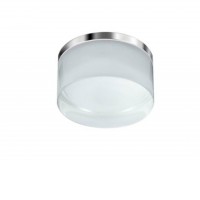ACOLU 5W, IP44 Stropní podhledové svítidlo, těleso kov, povrch chrom, difuzor plast opál, LED 5W, 420lm, teplá 3000K/neutrální 4000K, 230V, zvýšené krytí IP44, tř.1., rozměry d=70mm, h=52mm.