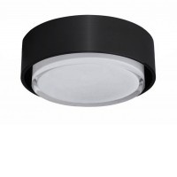 ALTERA 7W, IP44 Vestavné stropní svítidlo, kruhové, těleso kov, povrch černá/chrom/zlatá, difuzor plast opál, LED 7W, 550lm, teplá 3000K, 230V, IP44, rozměry d=100mm, h=55mm.