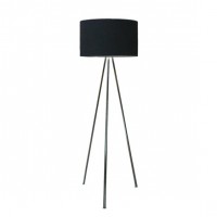 TINA 1X60W, E27 Stojací lampa, základna kov barva dle typu, stínítko textil barva dle typu, por žárovku: 1x60W,E27, 230V, IP20, rozměry: d=450mm, l=1500mm