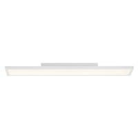 DETROIT 30W LED CCT OBDÉLNÍK Stropní přisazené svítidlo, základna kov, povrch bílá, difuzor plast akryl opál, LED 30W, 2350lm, CCT teplá 2700K-denní 6200K, 230V, IP20, tř.2, rozměry 900x150x55mm, vč. dálk ovládání