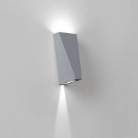 TOPIX L X Nástěnné svítidlo venkovní, těleso hliník, povrch šedostříbrná, nebo šedohnědá cca RAL7013, LED 2x3,5W, teplá 3000K/ denní 6000K, 230V, IP65, 200x96x96mm, svítí nahoru/dolů