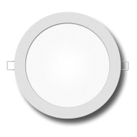 HOUSE LED 6W/12W/18W/25W kruhové Stropní, vestavné svítidlo stropní, těleso hliník, rámeček šedostříbrná, nebo bílá, difuzor plast bílá, LED 6W/12W/18W/25W, teplá bílá 2700K, nebo neutrální bílá 4100K, Ra70, 230V, IP20, napaječ na kabelu, spodní montáž SDK