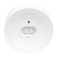 Emergency 3W Stropní nebo podhledové nouzové svítidlo plast bílá, SA - pro běžné i nouzové svícení, LED 3W, 300lm, neutrální 4000K, záloha 2,5h, 230V, IP20, tř.2, rozměry d=143mm, h=48mm.