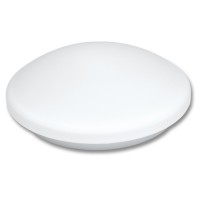 PSIKO 18W nouzové Stropní svítidlo, SA - běžné i nouzové svítidlo, doba trvání 6h, základna kov, povrch bílá, difuzor sklo opál, LED 18W, 1480lm, teplá 3000K/neutrální 4100K, 230V, zvýšené krytí IP44, tř.2, rozměry d=280mm, h=100mm.