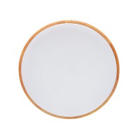 BISHO 24W/60W CCT Stropní svítidlo, rámeček dřevo světlé/tmavé, dif plast opál se třpyt. efektem, LED 24W/60W, dálkovým ovladačem stmívatelné. CCT nast teplota teplá 3000K-denní 6500K, Ra80, 230V, IP20, rozměry dle typu.