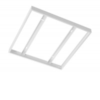 SALOBRENA 1 Montážní rám pro přisazenou montáž LED panelů na strop, materiál hliník, povrch bílá, rozměry 628x627x50mm