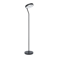 MARGHERA-Z CONNECT-Z Stojací lampa, těleso kov, povrch černá, difuzor plast opál, LED 16W, 2100lm,, dálk ovl, nebo telefon, ZigBee, stmí., nast. CCT teplá 3000K - denní 6400K, RGBW, Ra80, 230V IP20, rozměry 1690x305x270mm