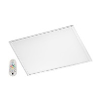 SALOBRENA-C LED 16W/34W CCT RGBW 60x60 Stropní svítidlo, těleso hliník, bílá, difuzor plast, LED 16W/2000lm, 34W/4300lm, pomocí dálk ovl (součástí) nebo telefonu nastavitelná teplota sv teplá 2700K, neutr 4000K, denní 6500K, RGBW, 230V, IP20