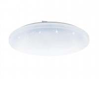 FRANIA-A Stropní přisazené svítidlo, základna kov, povrch bílá, difuzor plast opál, třpytivý efekt , LED 12W/1050lm, 24W/1800lm, 36W/3300lm, CCT přepínatelná teplota teplá/neutrální/denní, 230V, IP20/IP44