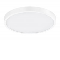 FUEVA-A LED 14W/20W Stropní přisazené svítidlo, těleso hliník, povrch bílá, difuzor plast opál, LED 1X14W/20W, CCT nast teplota 2700K neutr 4000K denní 6500K, pomocí dálk ov souč baleníl, Ra80, 230V, IP20, tř.2, rozměry dle typu