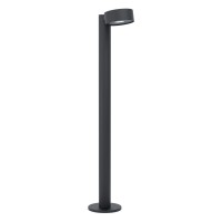 PALOSCO Sloupkové venkovní svítidlo, základna kov, povrch černá, difuzor plast transparentní, LED 6W, 500lm, teplá 3000K, Ra80, 230V, IP44, tř.1, rozměry 800x220x110mm, svítí dolů