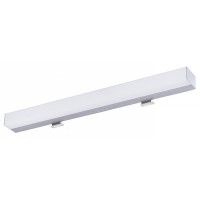 NUMETRE LED 1X12W IP44 Nástěnné svítídlo, základna kov, difuzor plast mat, LED 1x12W, teplá 3000K, 900lm, Ra80, 230V, do koupelny IP44, tř.1. rozměry 600x58x40mm