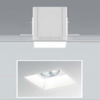 DITA 12V Vestavné svítidlo stropní, bezrámečkové, čtvercové, těleso kov, povrch bílá, 1x50W GU5,3, 12V, IP20, rozměry 80x80mm, h=110mm