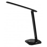 RABR TL 7,2W CCT Stolní lampa, výklopné rameno, těleso plast, černá/bílá, difuzor plast opál, LED 7,2W, 450lm, dotyk CCT přepín teplota teplá 3000K-6000K, dotyk stmívání, Ra80, 230V, IP20, rozměry 370x340mm.