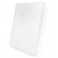 HELOT SQ 15W/24W IP54 Venkovní přisazené svítidlo, těleso plast bílá, difuzor plast opál, LED 15W/1500lm, 24W/2400lm, teplá 3000K/neutrální 4000K, 230V, zvýš. krytí IP54, rozměry dle typu.