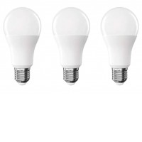 SADA 3ks LED žárovka opál E27 13W SADA 3ks - Světelný zdroj, žárovka hrušková, sklo opál, LED 13W, 1521lm, E27, A60, teplá 2700K/neutrální 4000K, 230V, d=60mm, l=105mm