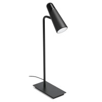 HUTA TABLE LAMP LED 1X4W Stolní lampa, nastavitelný směr svícení, základna kov, těleso kov, difuzor plast mat, LED 1x4W, teplá 3000K, 400lm, 230V, IP20, tř.2. rozměry základna 50x80mm h=180mm