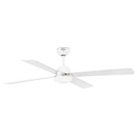 SOLUNE Stropní ventilátor, základna kov-barva dle typu, 4 MDF dřevěné oboustranné lopatky dekor dle typu, 3 rychlosti 16W/29W/49W, 230V, IP20, Hz50, zpětný chod d=1320mm, l=330-mm, vč dálkového ovaladače