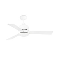 BOAST Stropní ventilátor, základna kov-barva bílá, 3 MDF dřevěné oboustranné lopatky dekor bílá-javor, 3 rychlosti 8W/22W/38W, 230V, IP20, Hz50, zpětný chod d=1050mm, l=360-mm, vč dálkového ovaladače